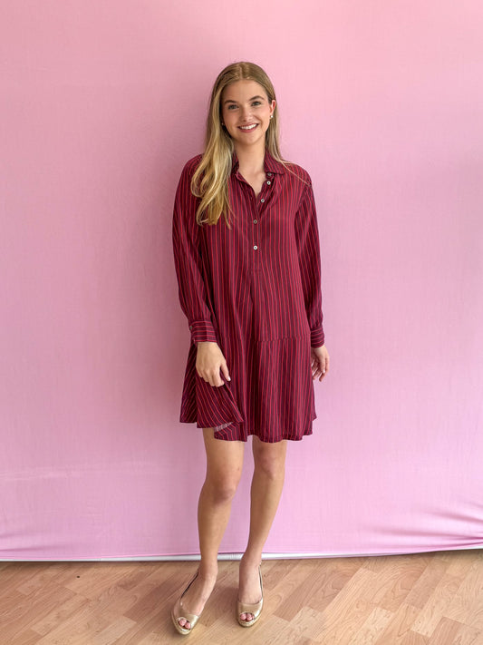 Margot Mini Dress Mulberry Wine