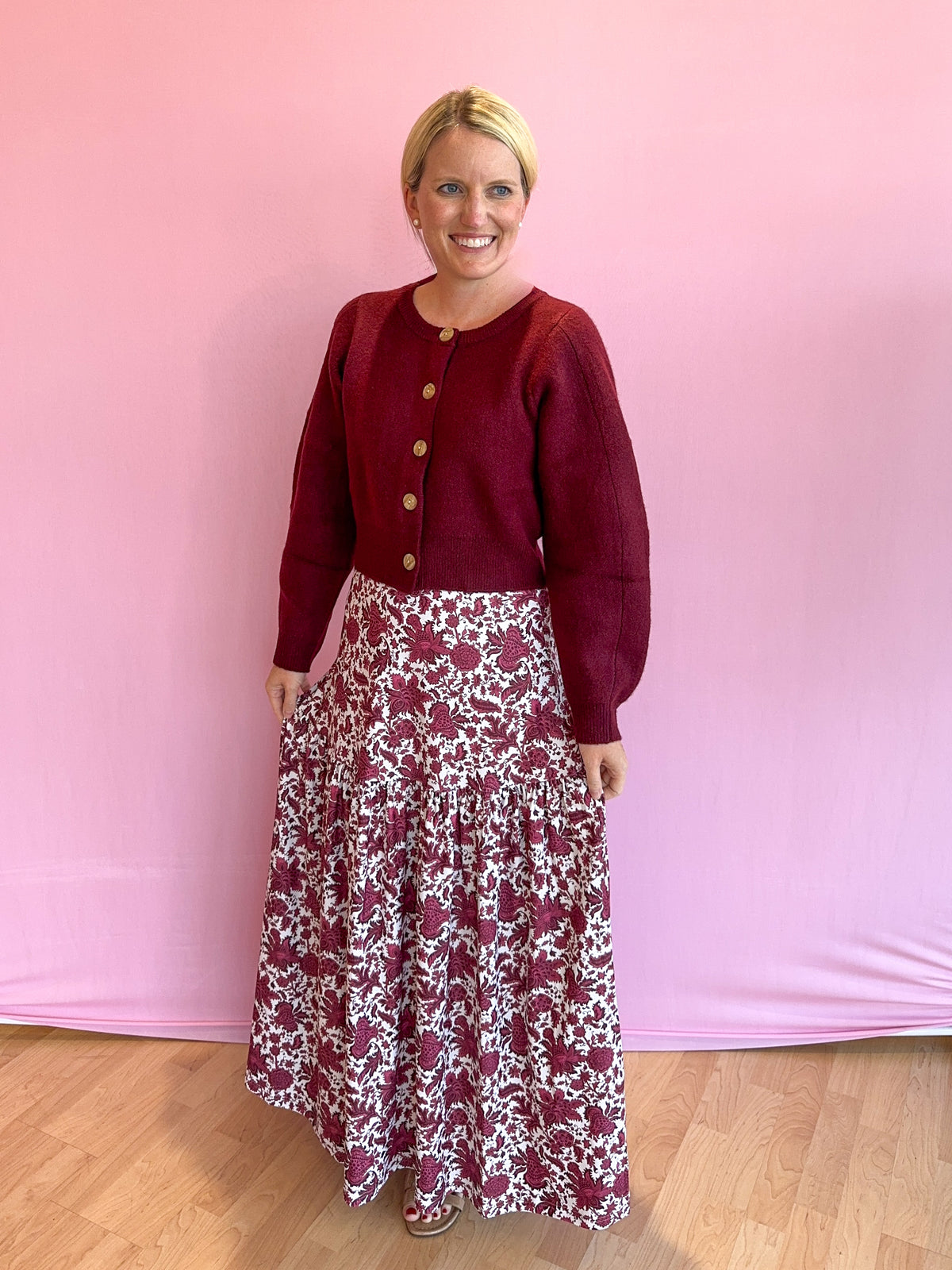 Hildy Sweater Wine