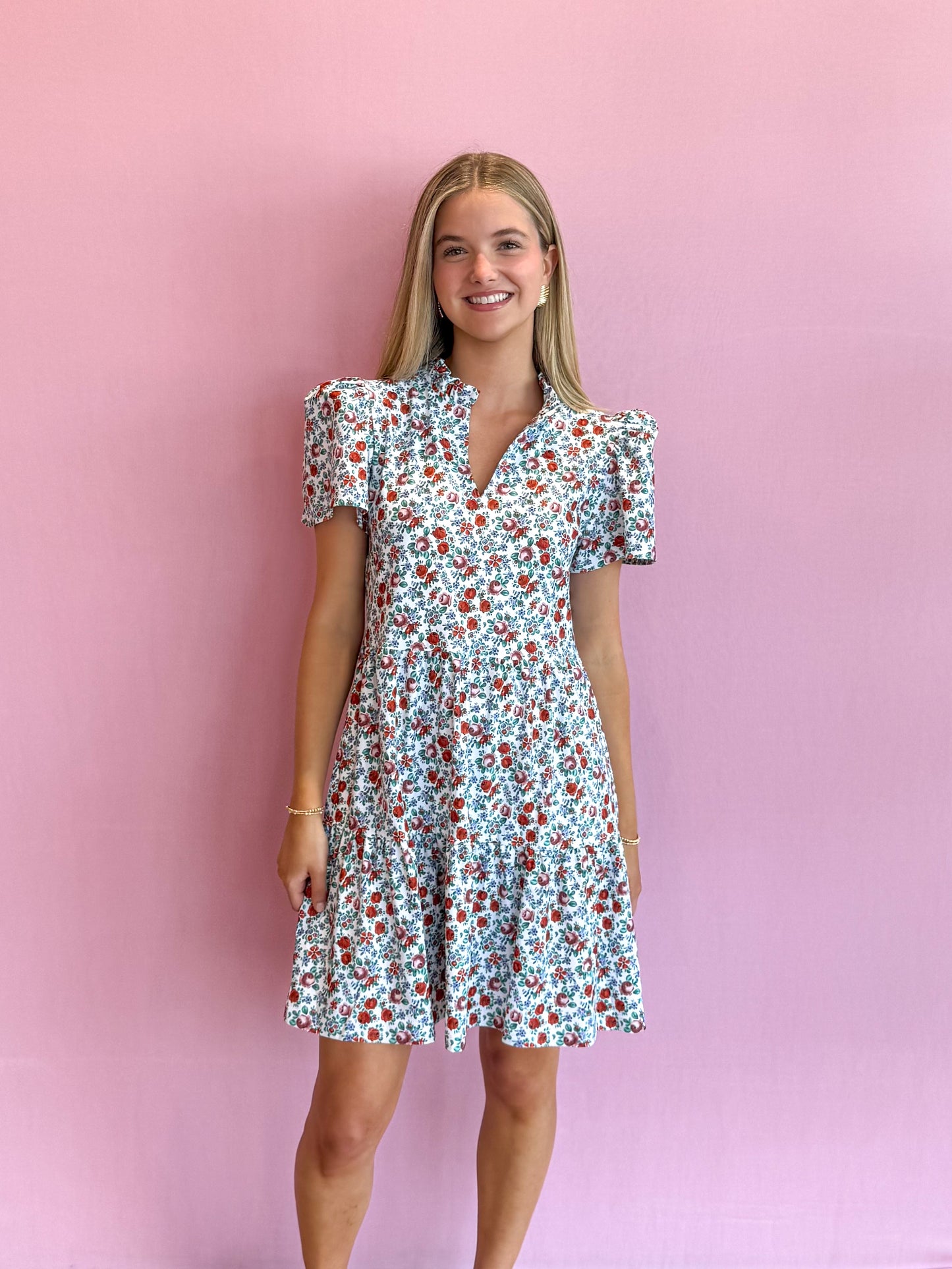 Navy Dress Italian Porcelain