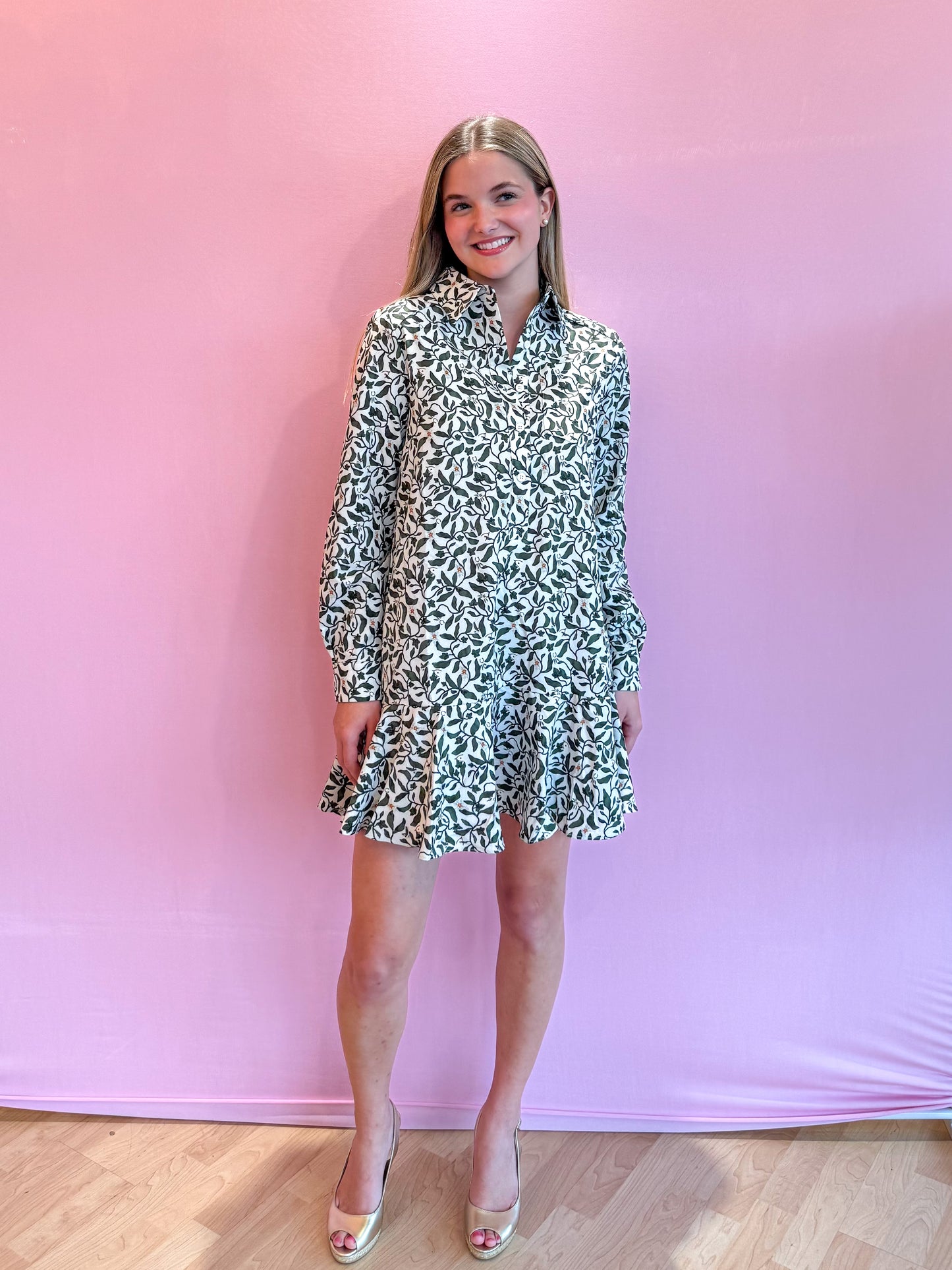 Cherry Dress Lucky Vines