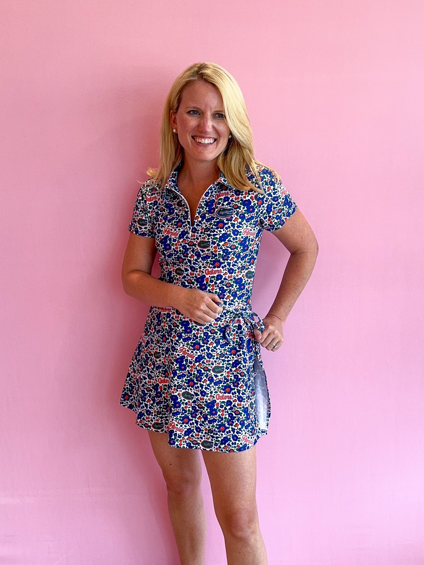Ivy Dress Florida Poppies
