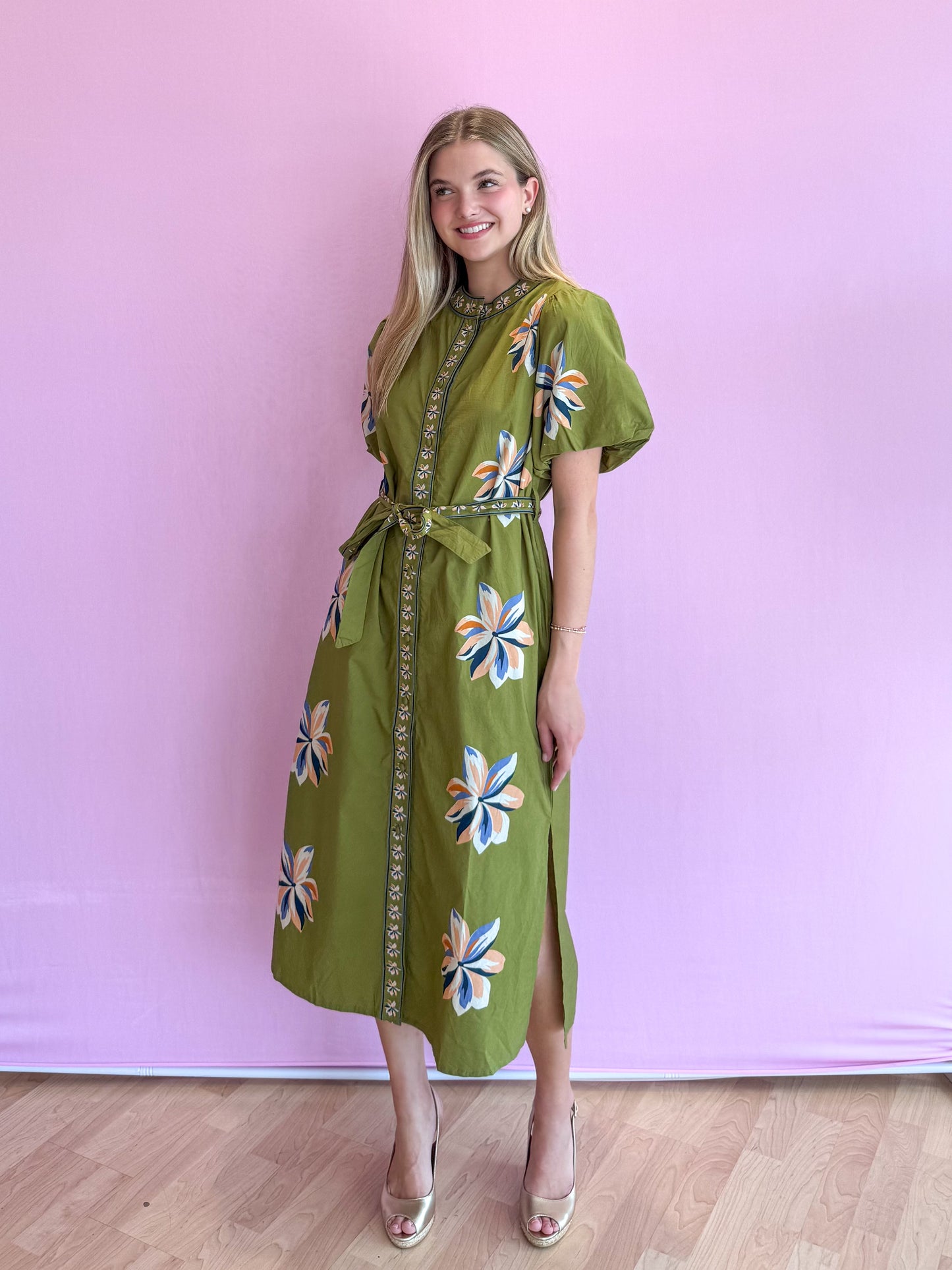 Ivey Floral Midi Dress