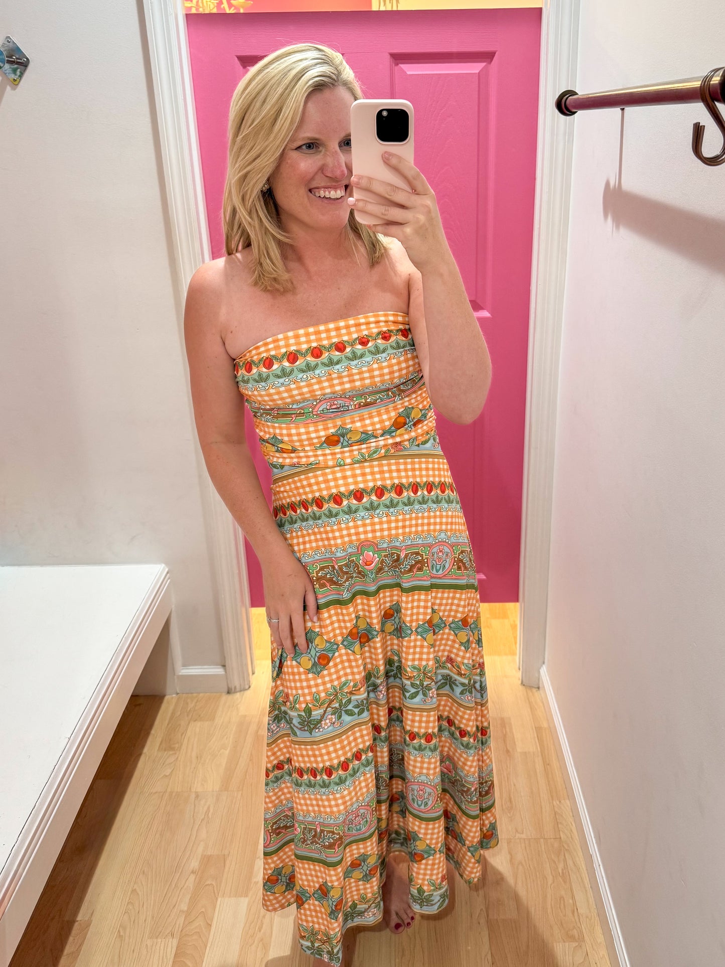Gloria Dress Garden Gingham