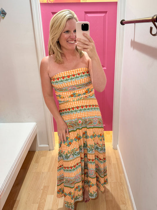 Gloria Dress Garden Gingham