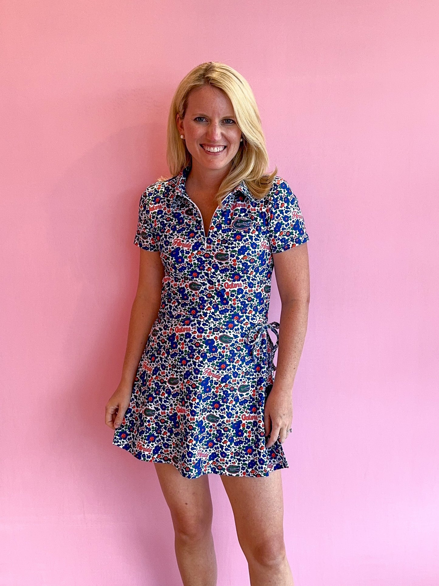 Ivy Dress Florida Poppies