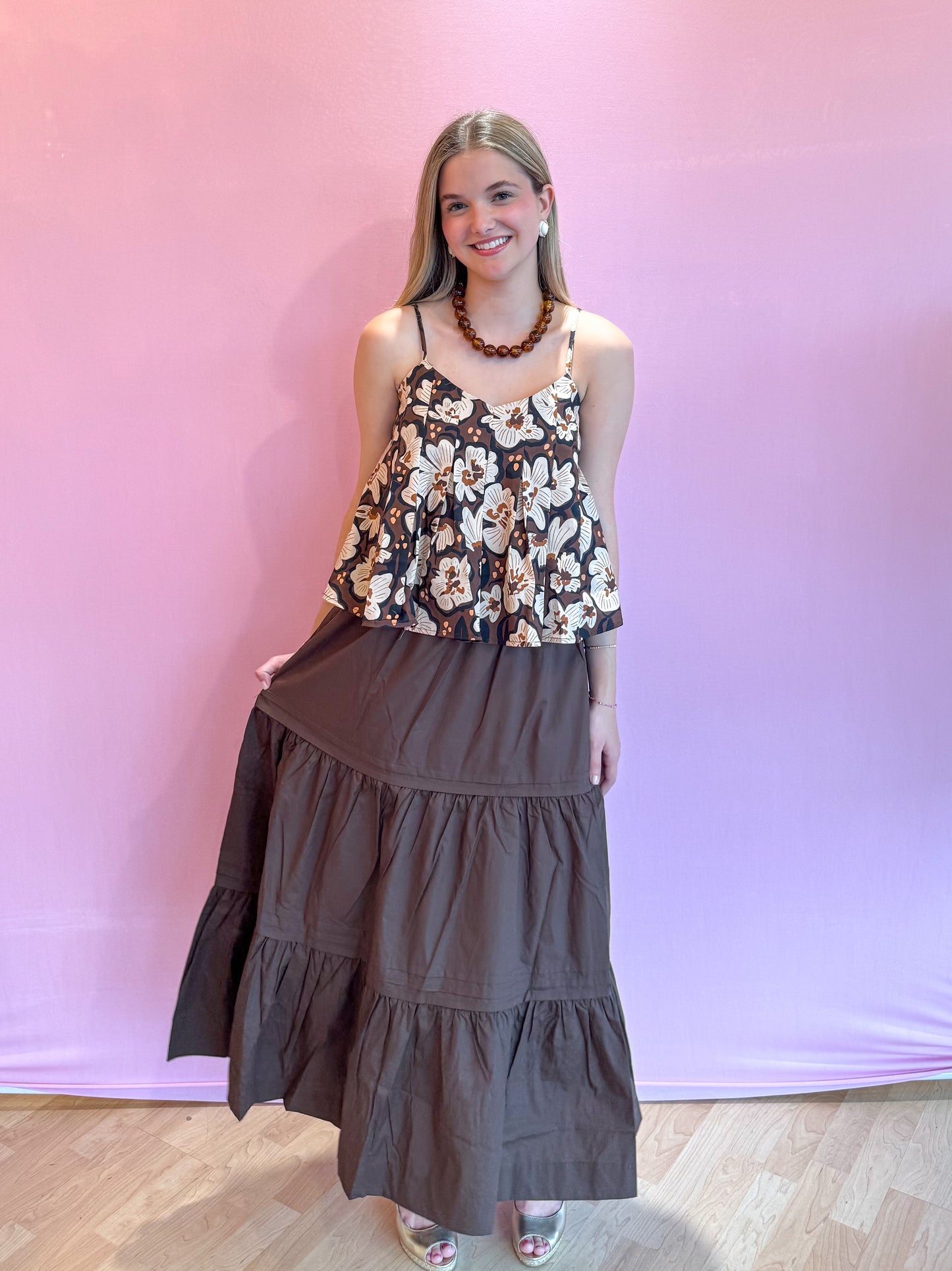 Bronze Blossom Top