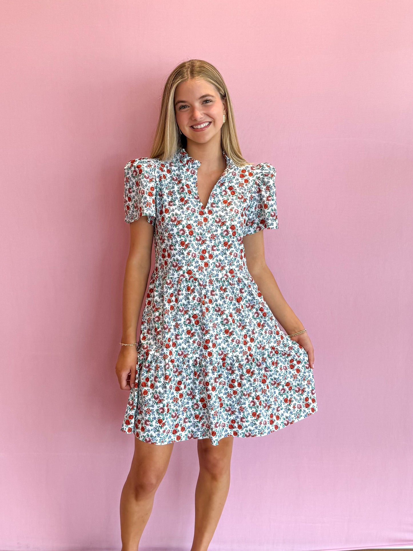Navy Dress Italian Porcelain