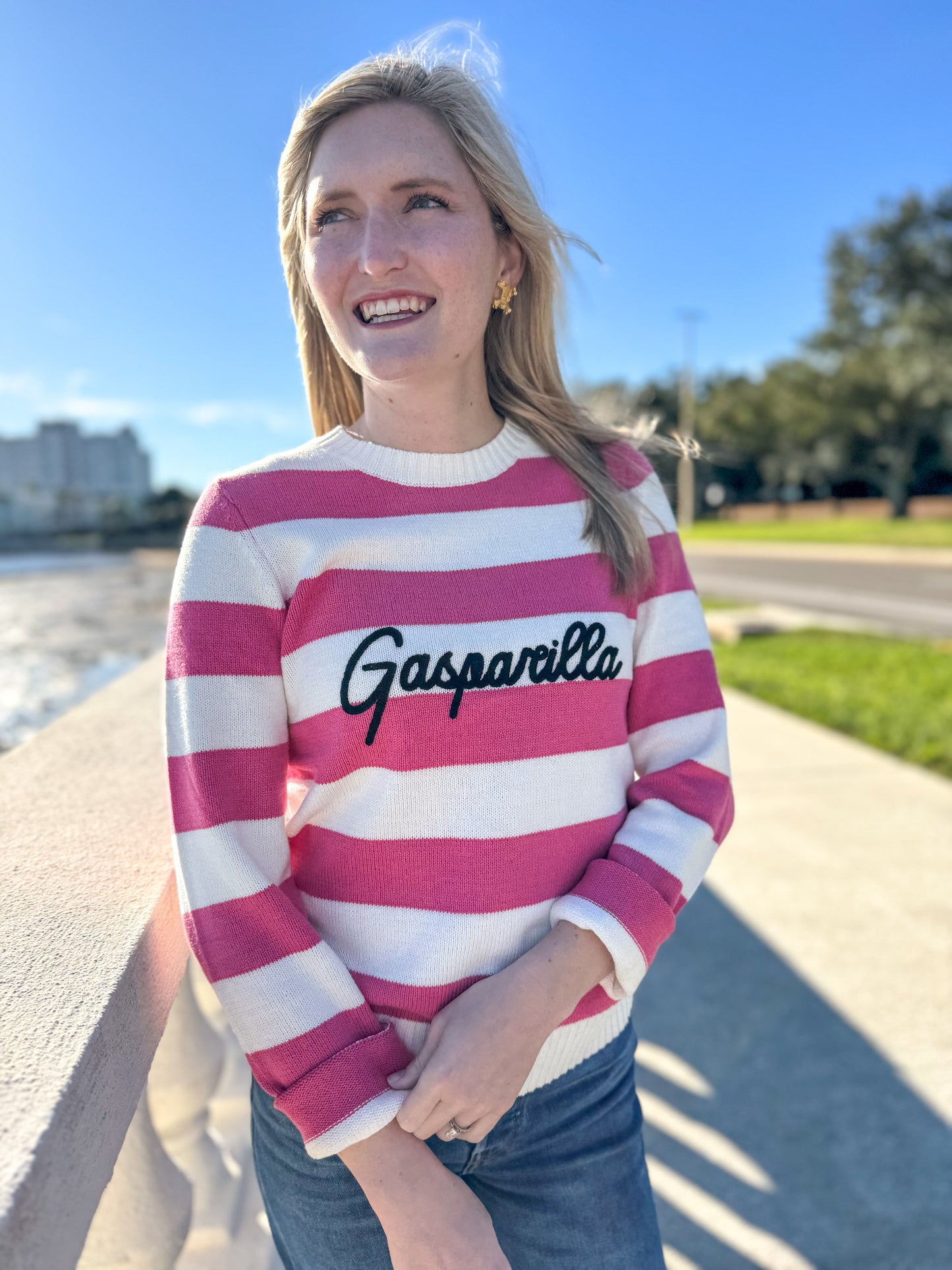 Gasparilla Striped Sweater