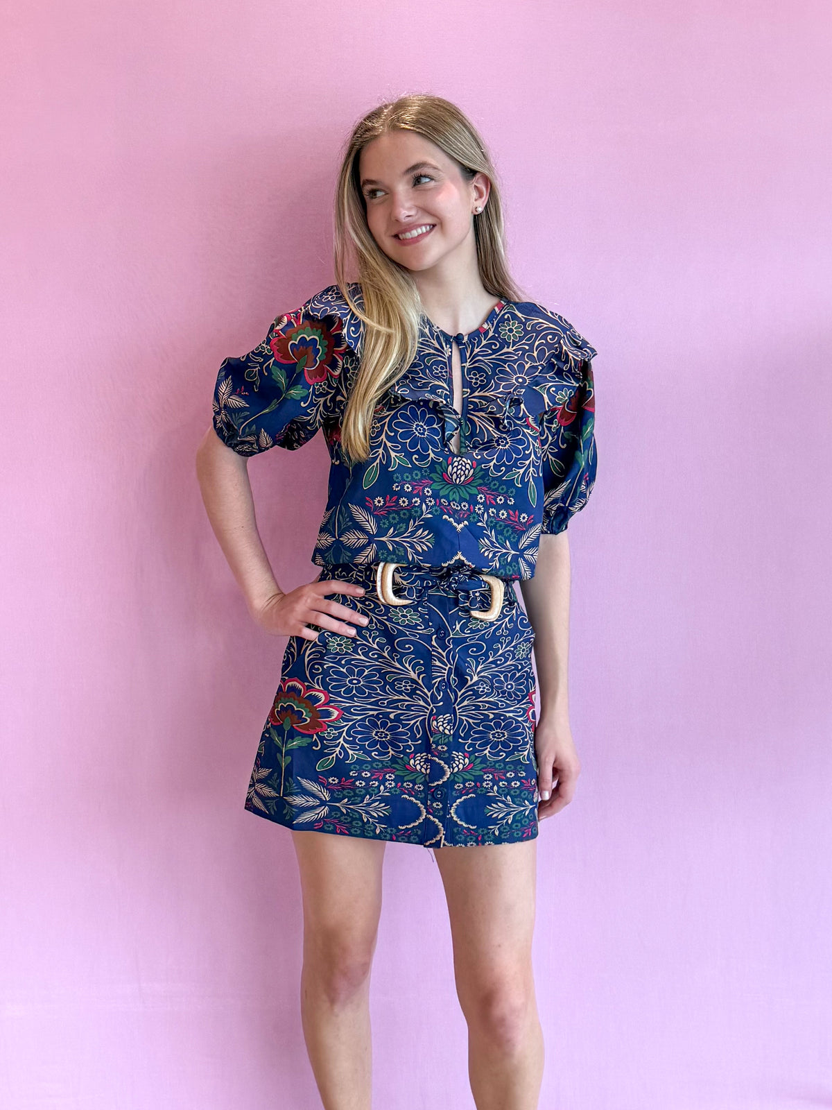 Nora Mini Skort Butterfly Love