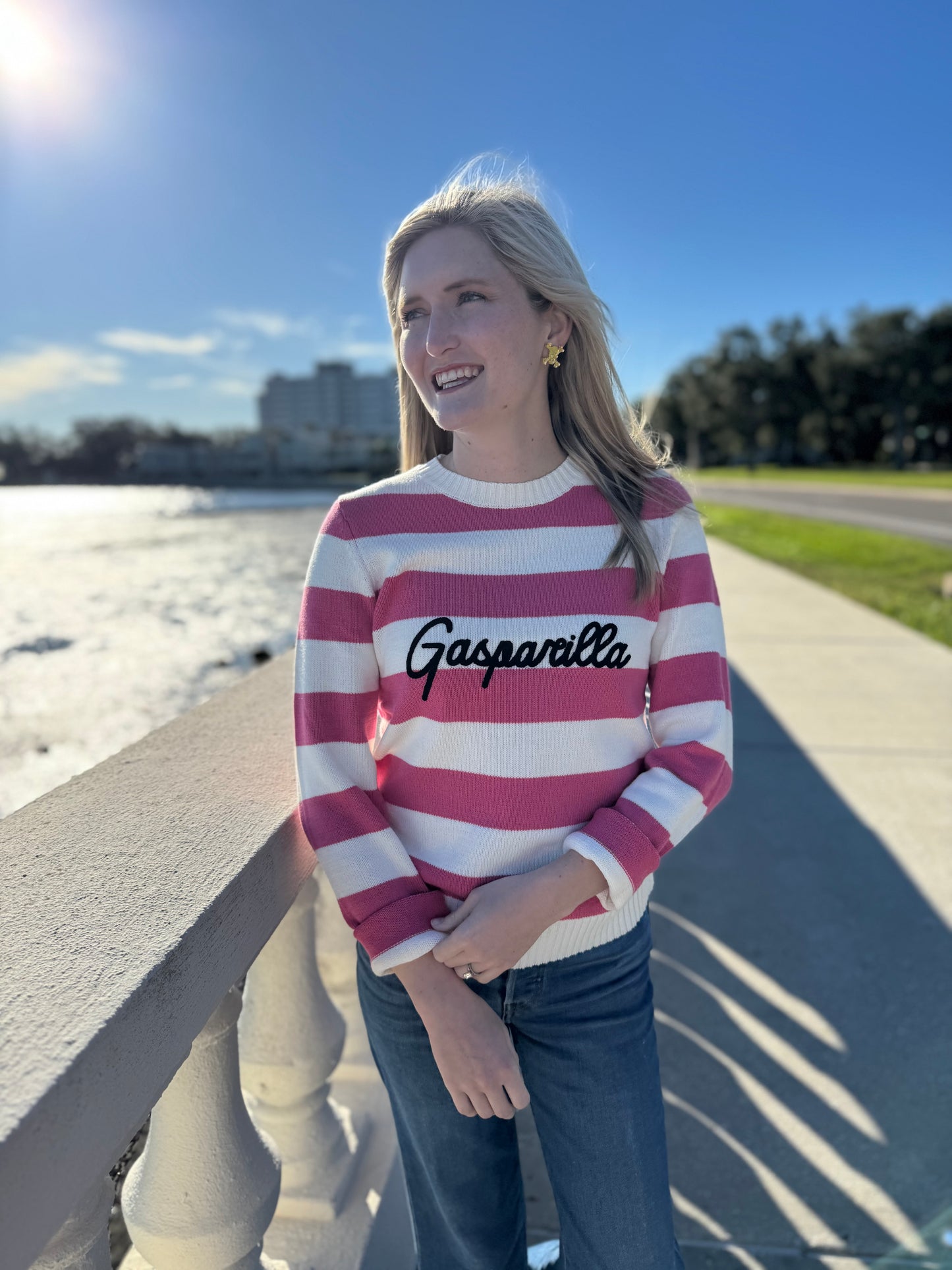 Gasparilla Striped Sweater