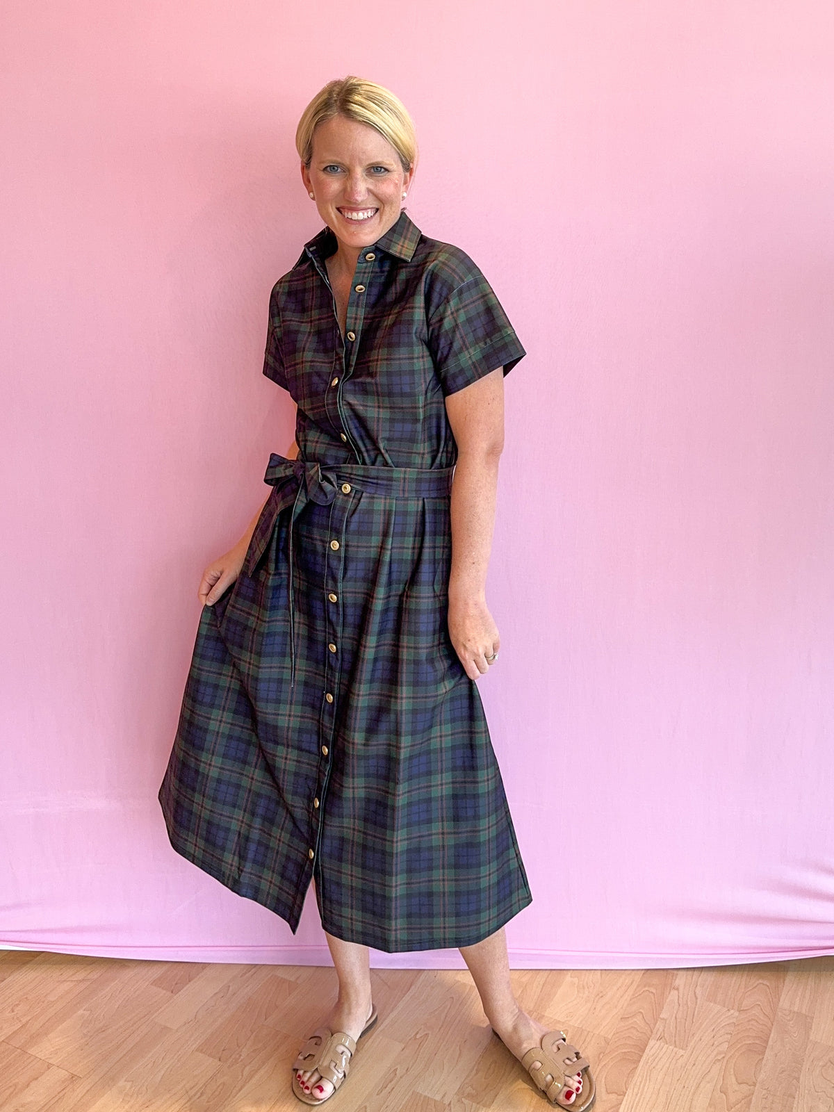 Miller Dress Glade Plaid