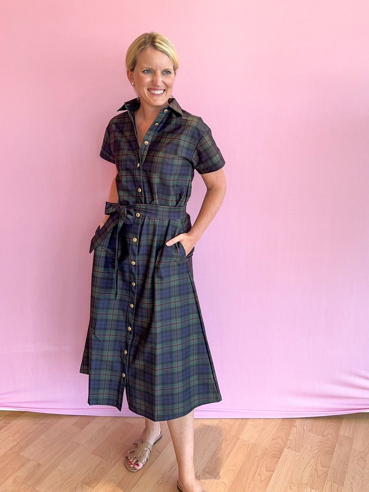 Miller Dress Glade Plaid