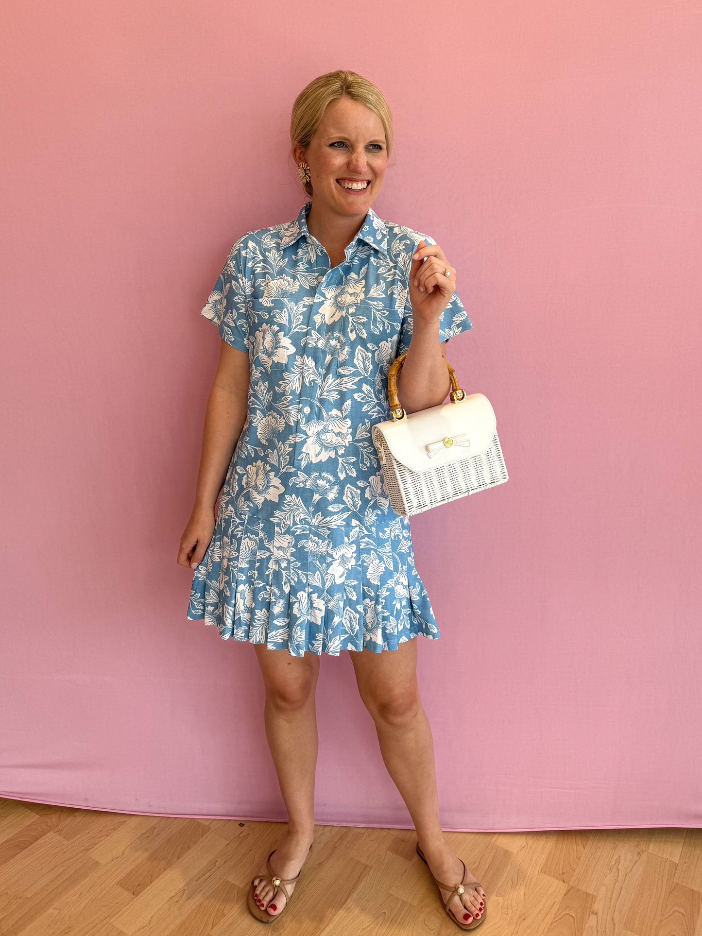 Aspen Dress Saltwater Pearl