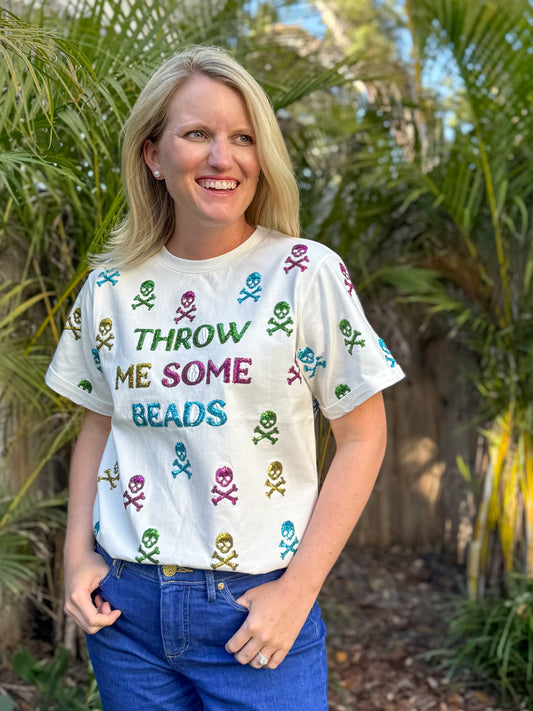 Throw Me Some Beads Tee