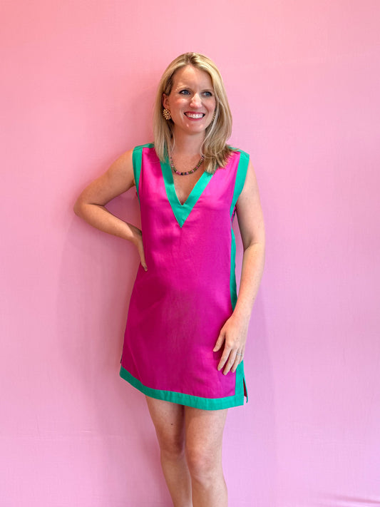 Emily Shift Dress Bangle Colorblock