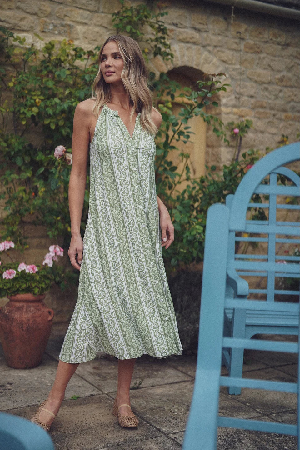 Sunny Dress Tart Stripe