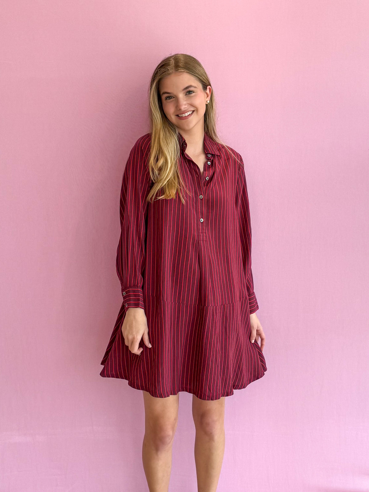 Margot Mini Dress Mulberry Wine