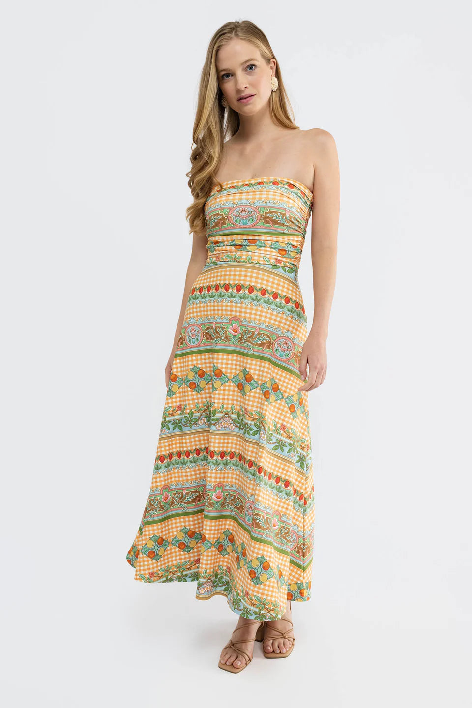 Gloria Dress Garden Gingham