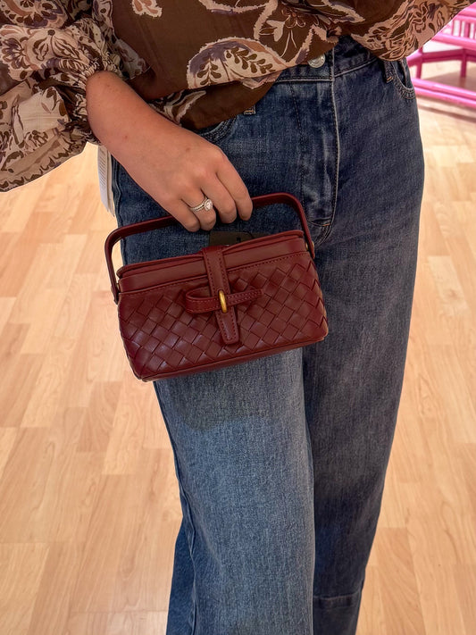Elena Minibag Burgundy