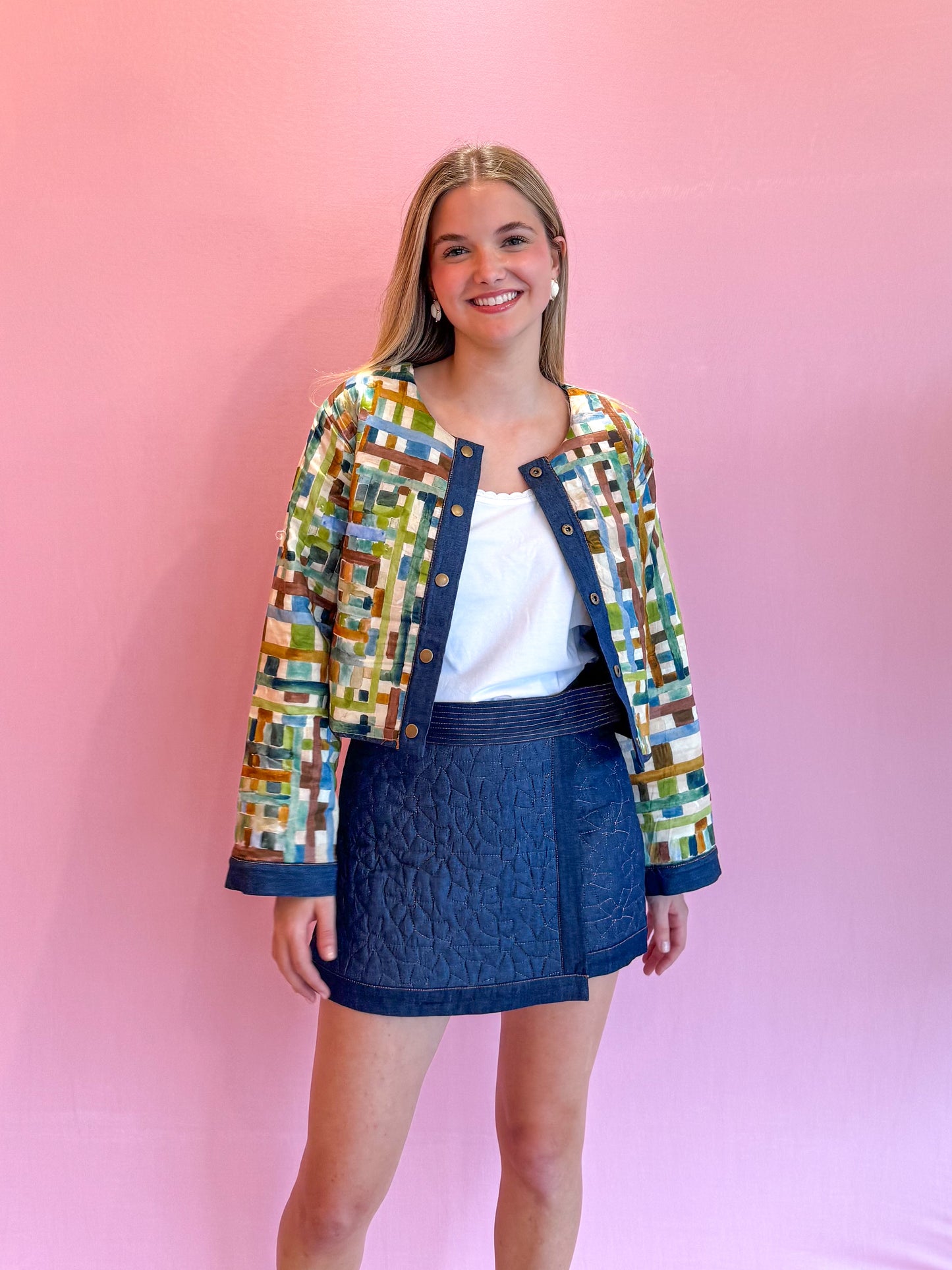 Quinn Jacket Quilted Denim