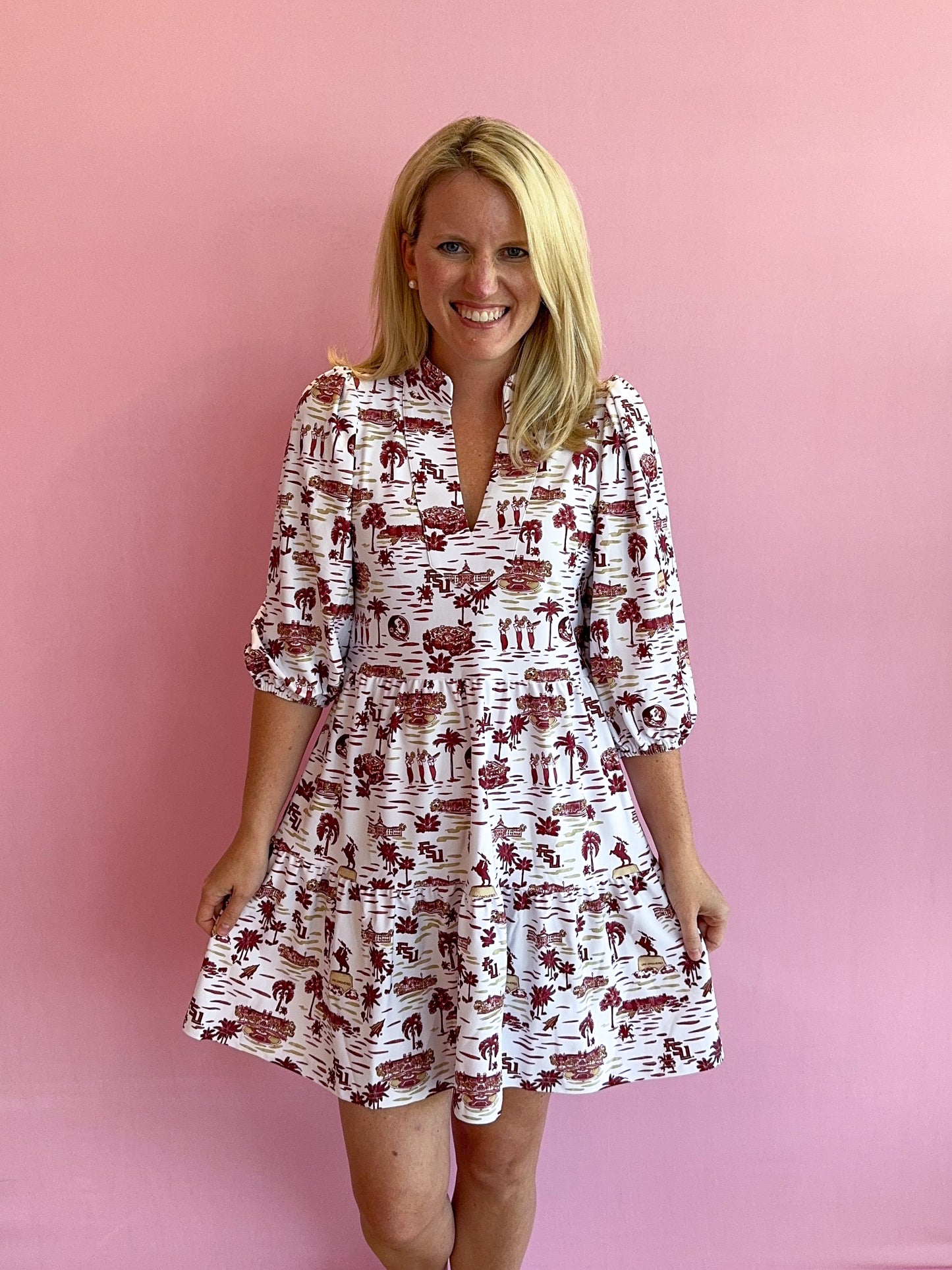 Tory Dress Florida State Toile