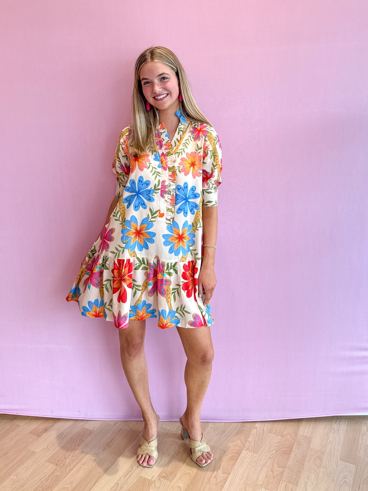 Gracie Mini Dress Garden Party Floral