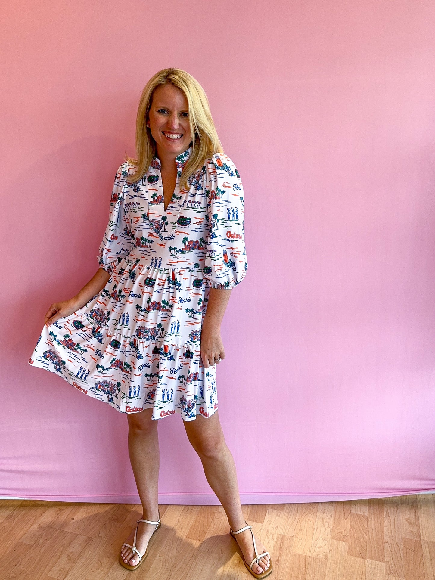 Tory Dress Florida Toile