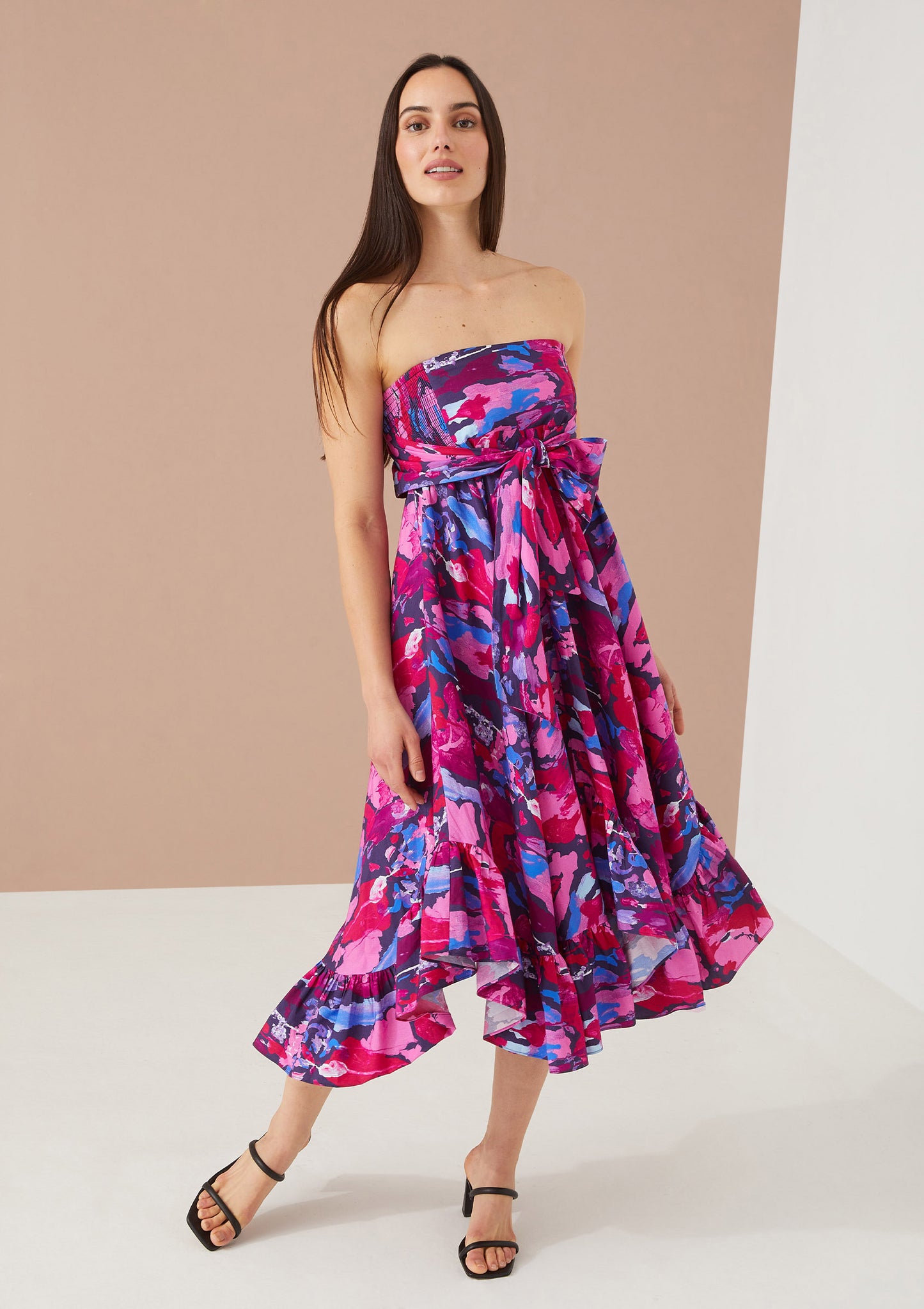 Dalia Skirt Dress Paint Burst Dress