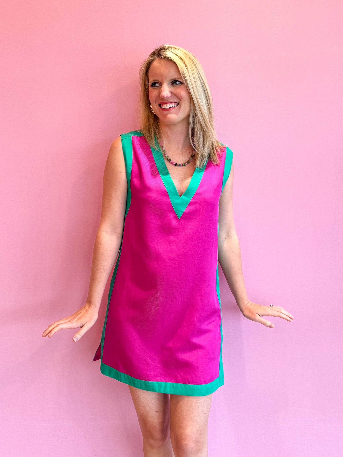 Emily Shift Dress Bangle Colorblock