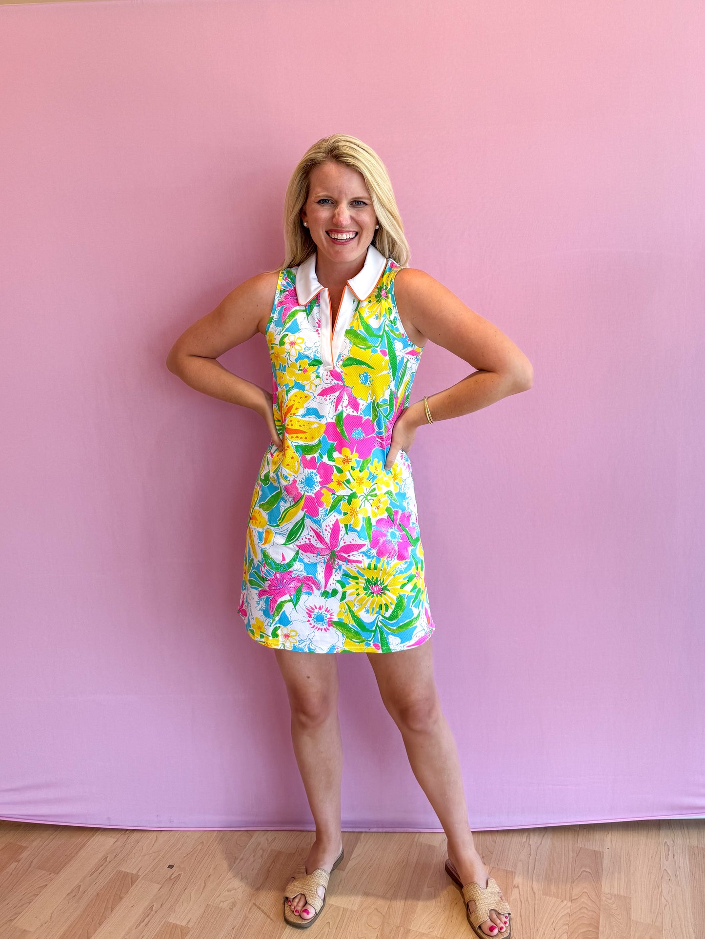 Cayo Costa Sleeveless Dress UPF 50+ Lovely Lilly