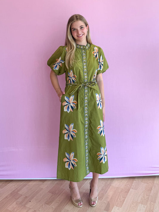 Ivey Floral Midi Dress