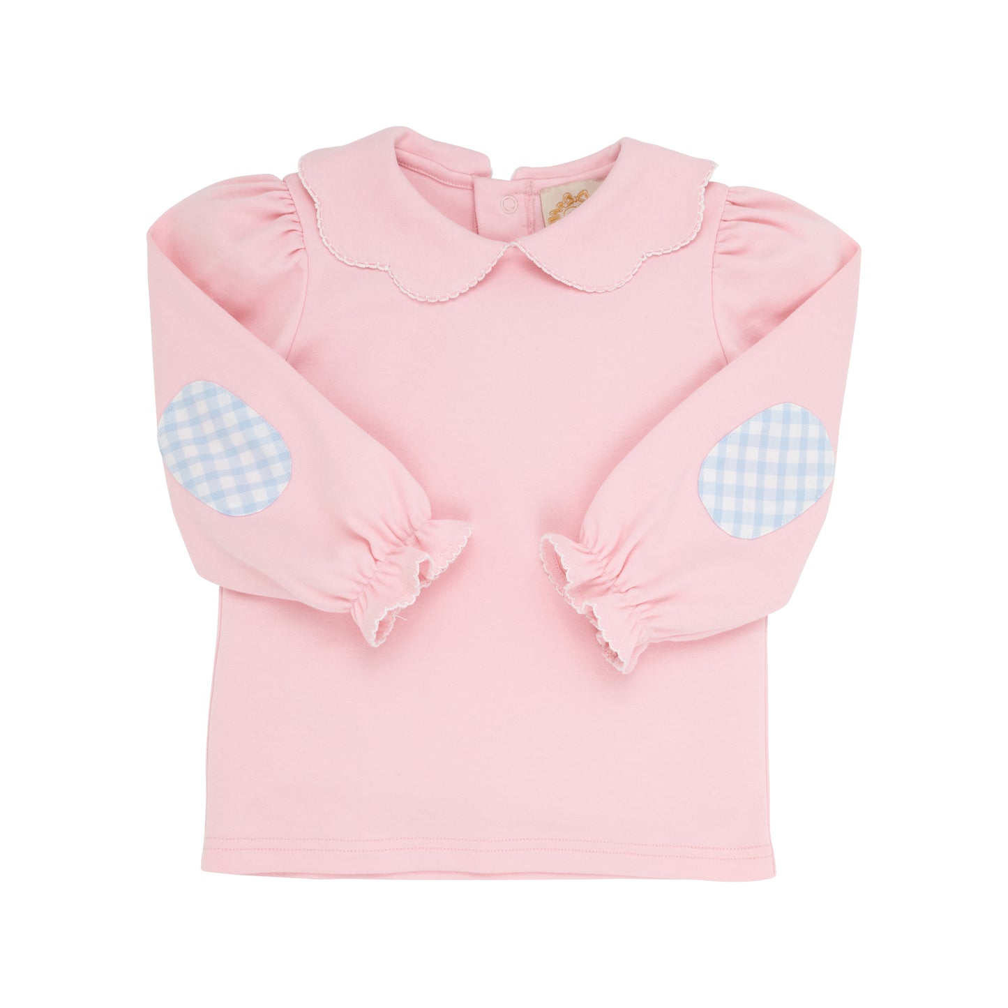 Emma’s Elbow Patch Top Onesie Palm Beach Pink