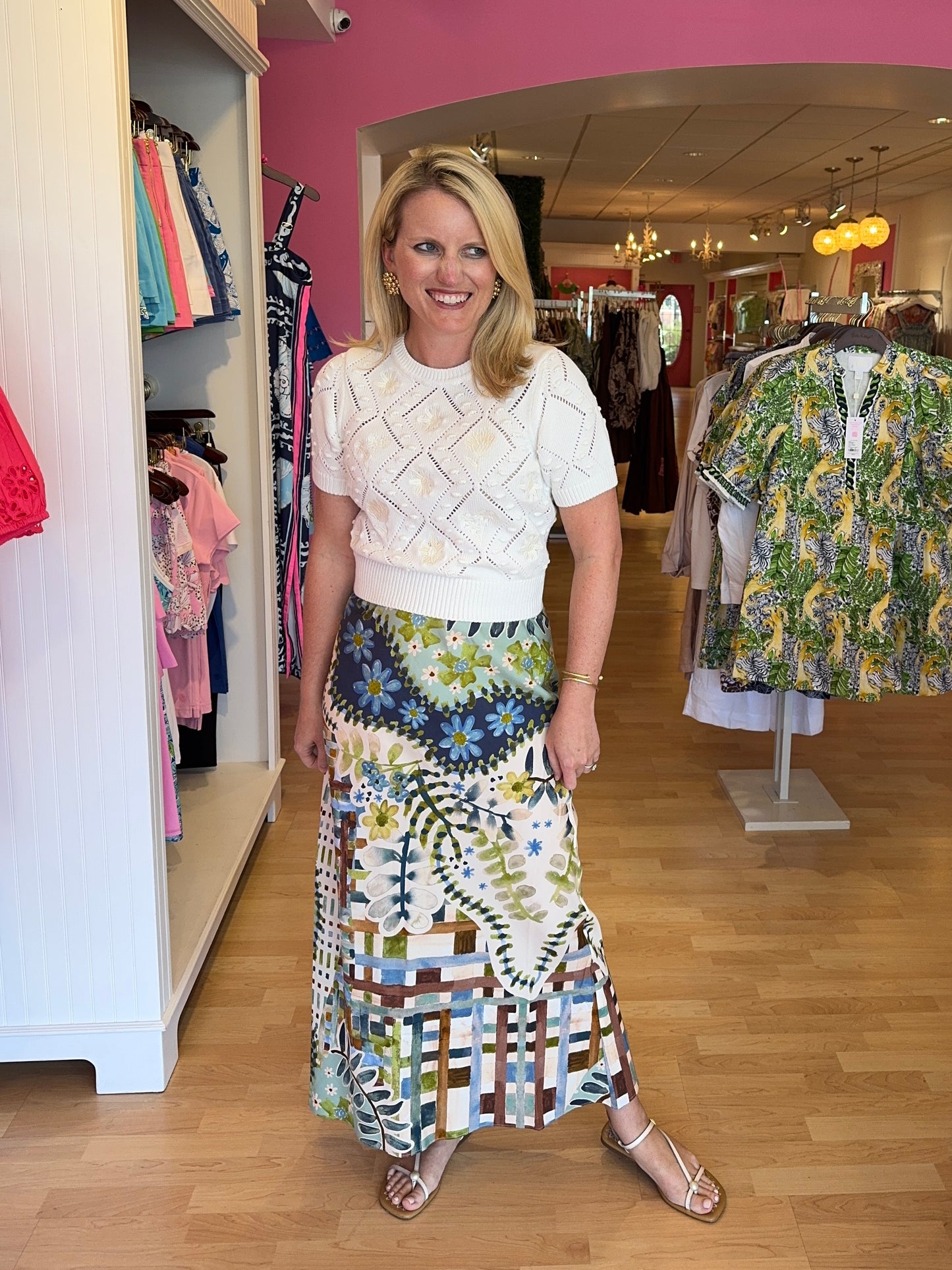 Hillary Skirt Mosaic Meadow