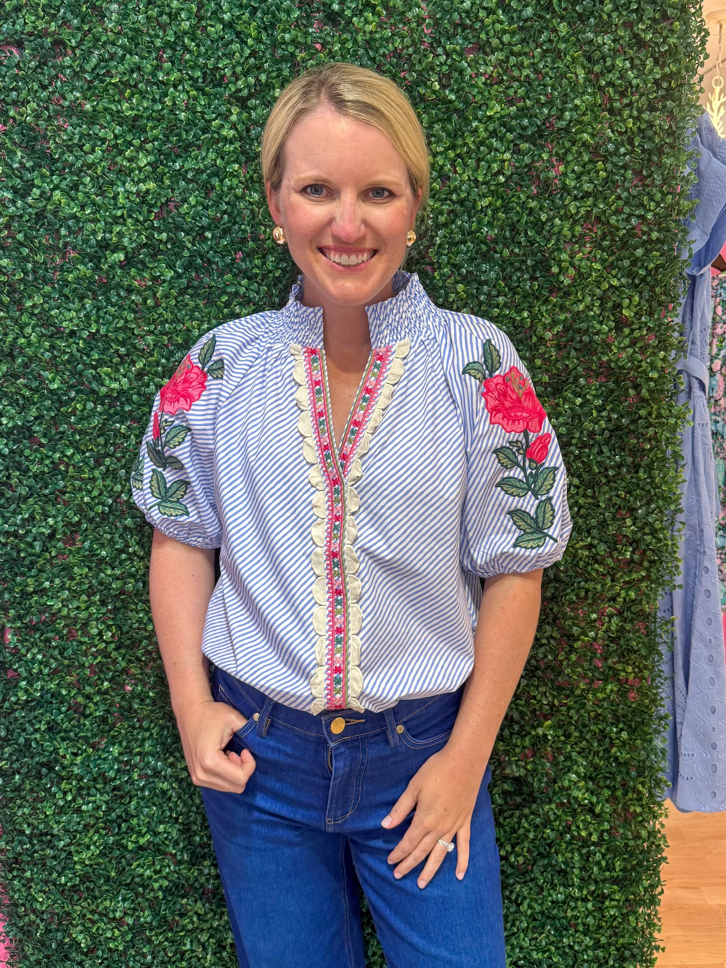 Lyla Embroidered Top