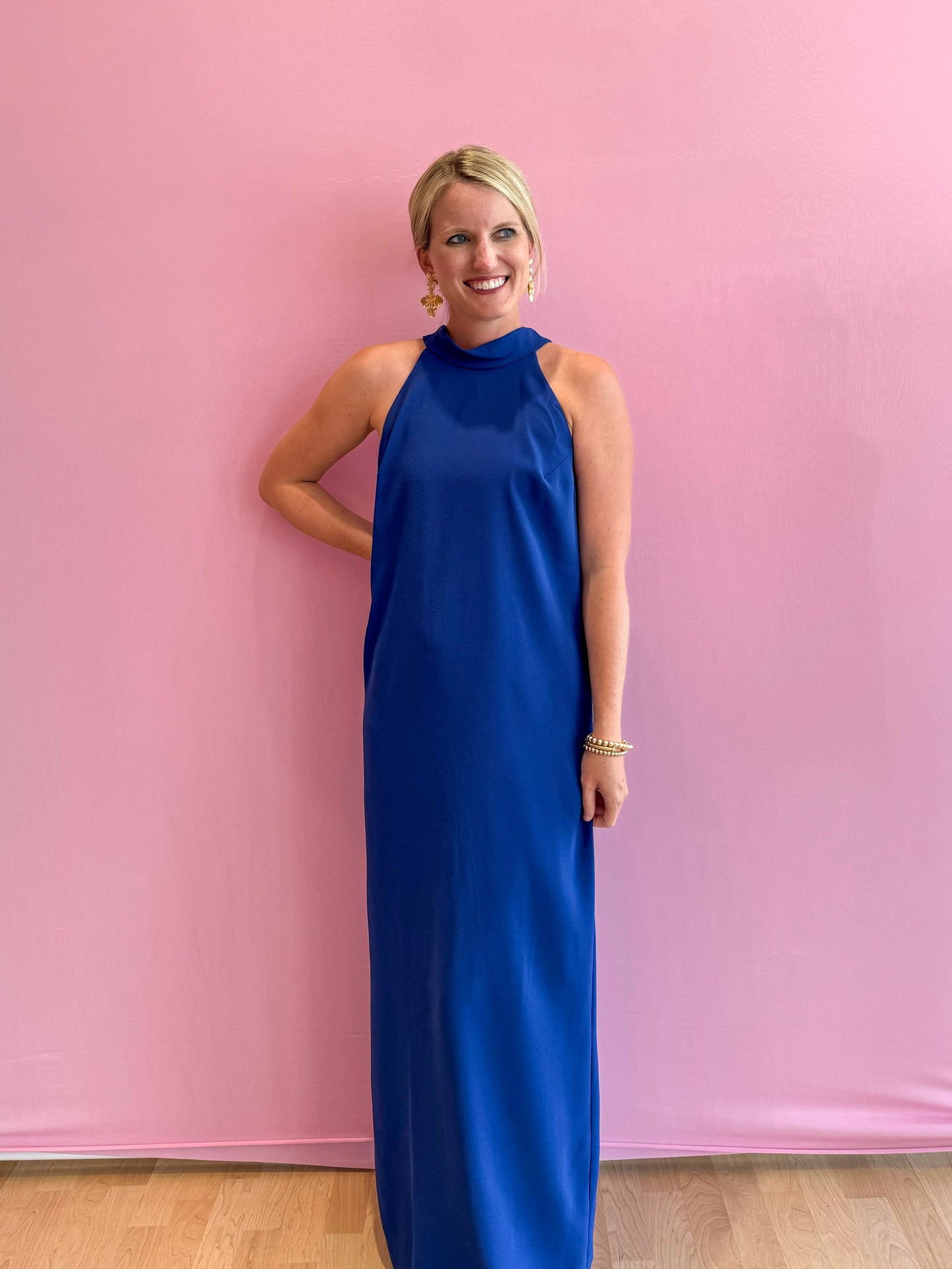 Alaric Maxi Dress Blue Med