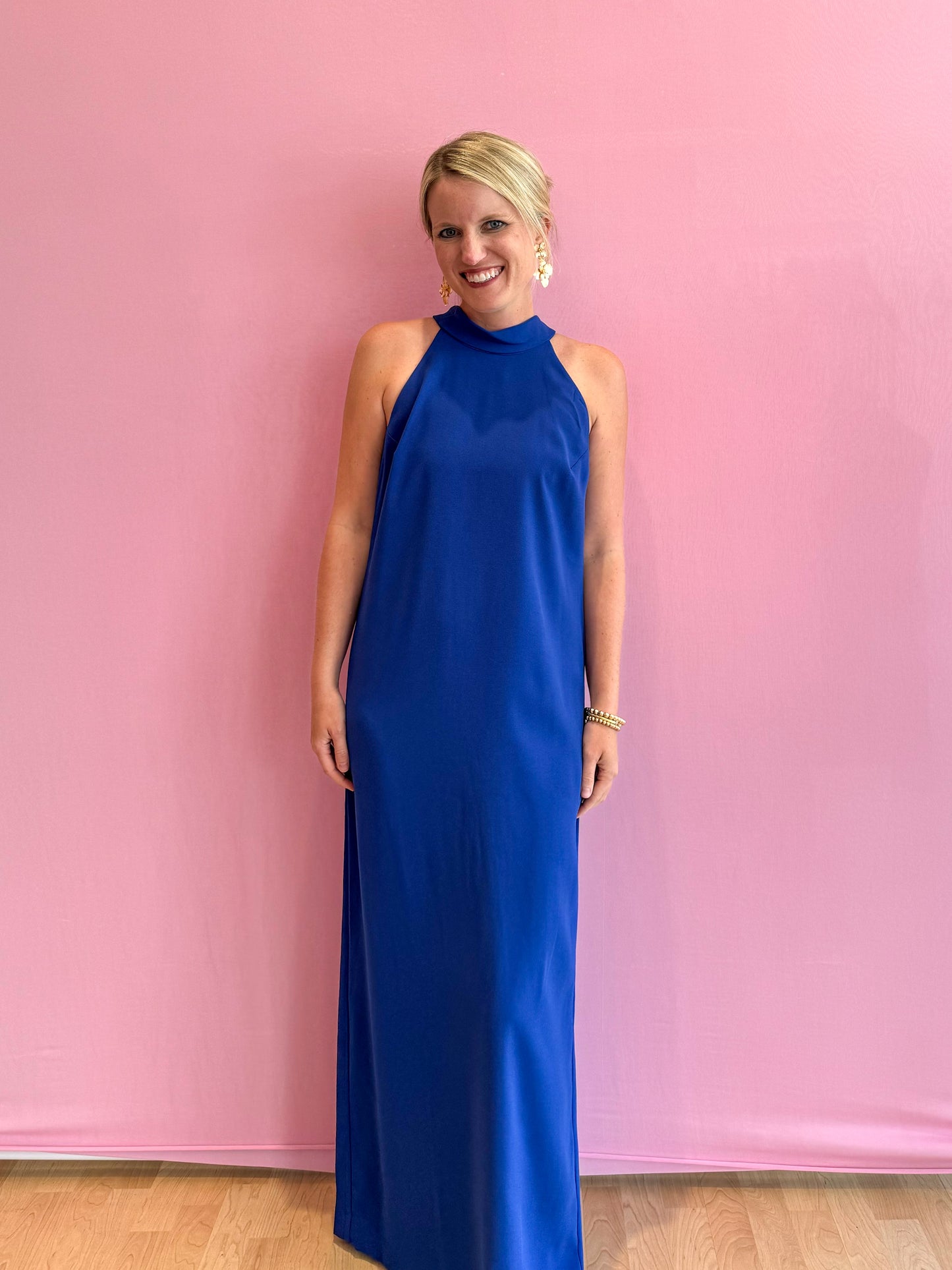 Alaric Maxi Dress Blue Med