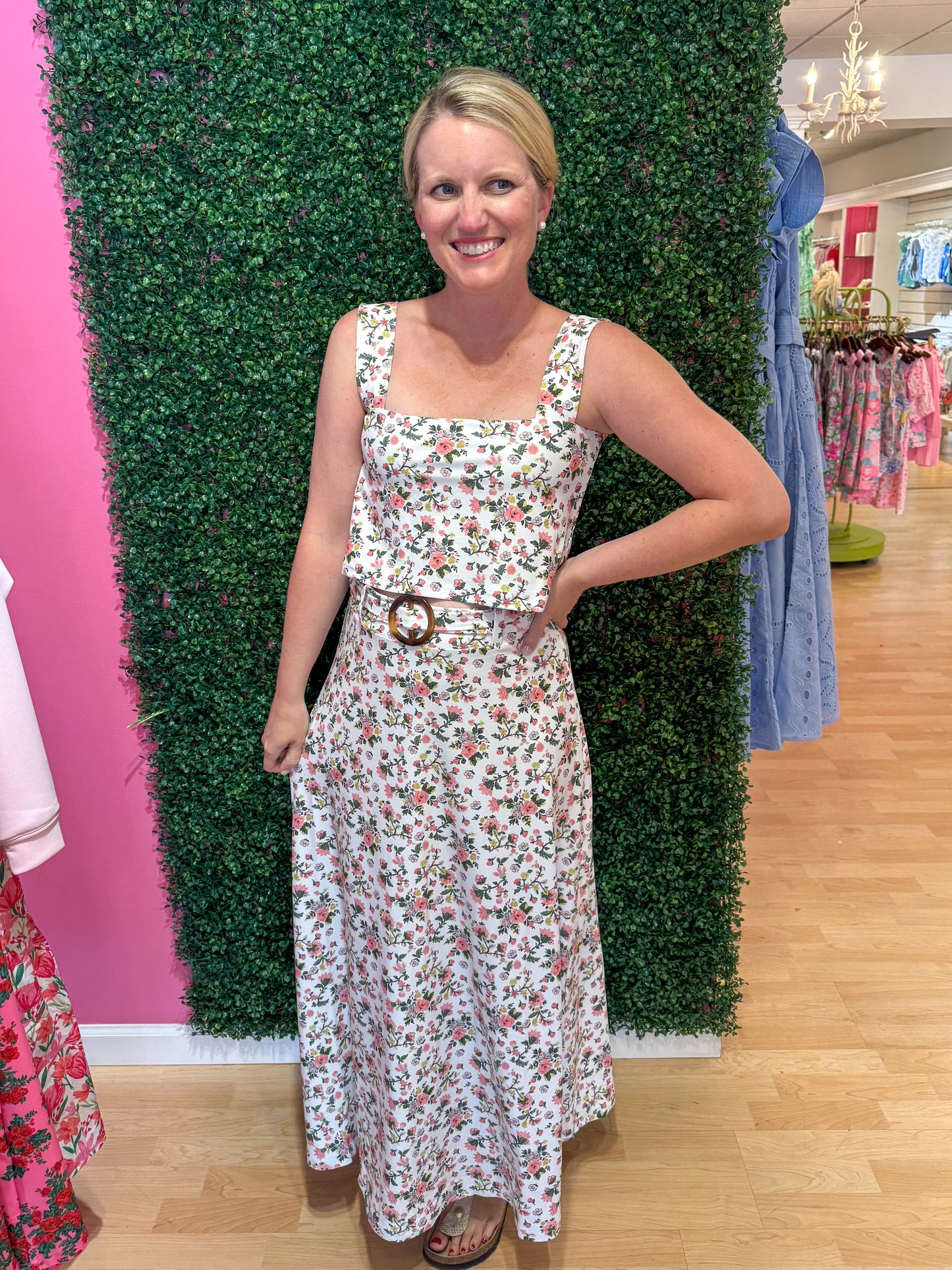 Bennett Skirt Chantilly Garden