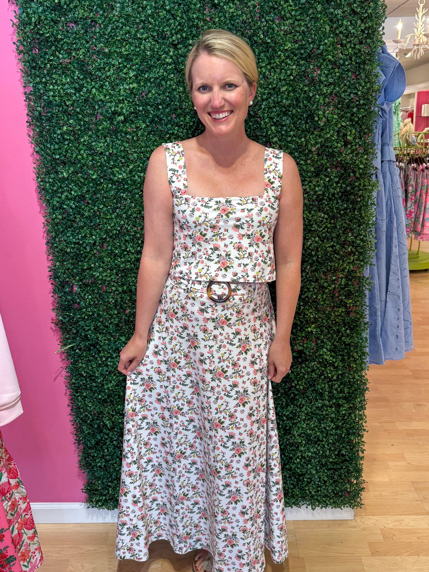 Bennett Skirt Chantilly Garden