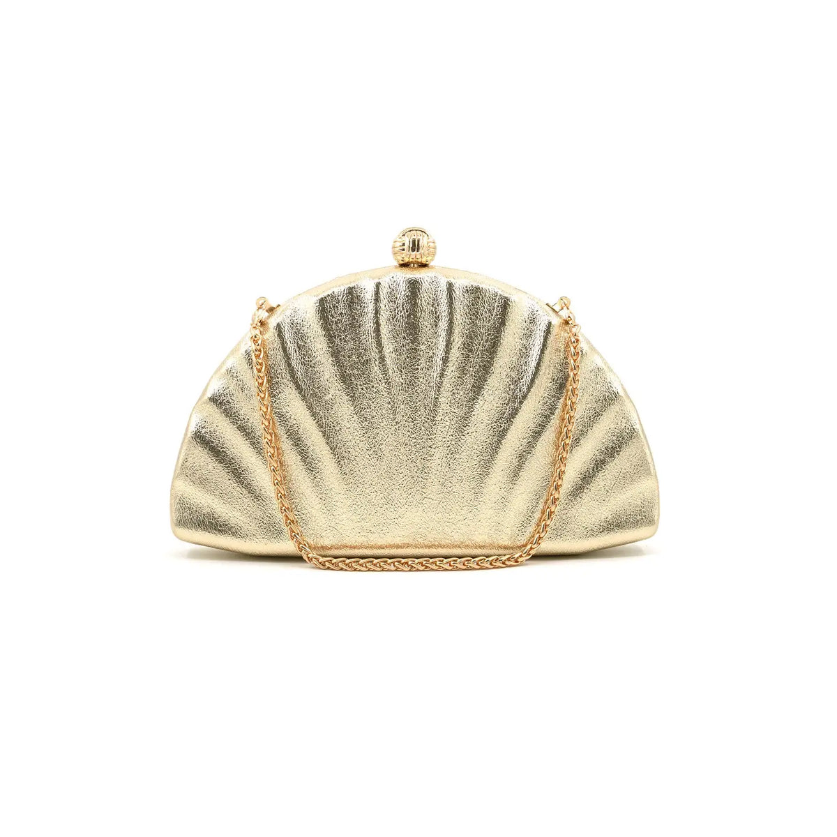 Shelly Gold Evening Clutch
