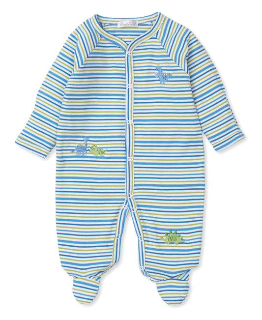 Dino Stripe Footie